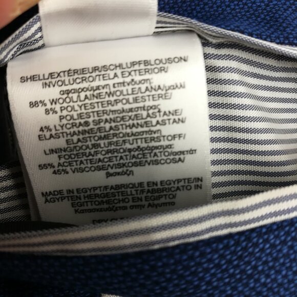 Brooks Brothers Sport Coat Woven Wool Explorer Navy Blue 36S Regent Fit - Picture 7 of 13